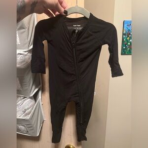 Little Sleepies Black Zippy size Newborn